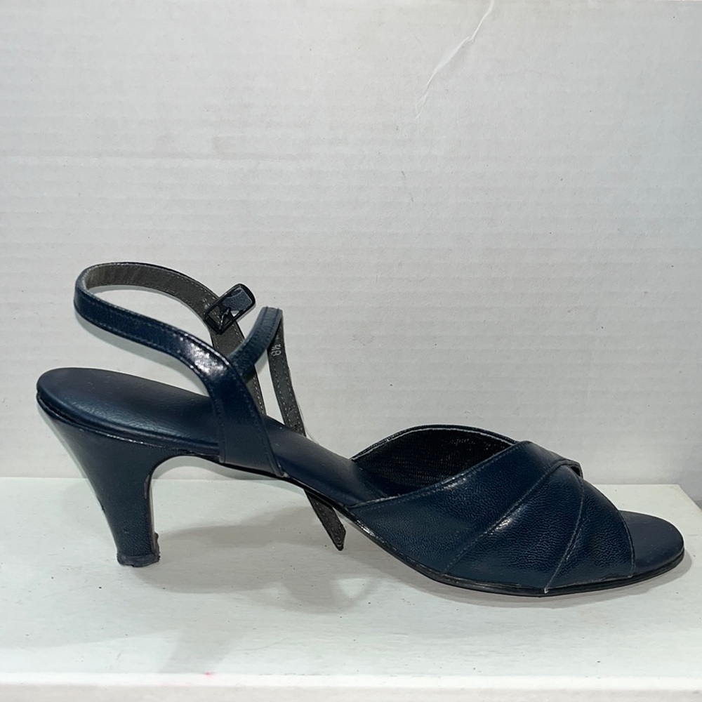 Navy blue Citations heals (Made in USA)